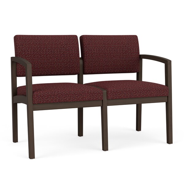 Lesro 2 Seat Tandem Seating W/ No Center Arm, 44 in W 26 in L 31.5 in H, Lenox Series LW2101 - main